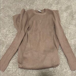 Abercrombie & Fitch soft collection maxi sheath dress with slit